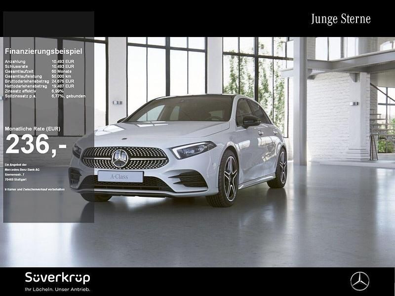 Unilack polarweiß Gebraucht 2022 Mercedes A250 AMG Limousine | 29.980 € (Fairer Preis) - Bild 1/2