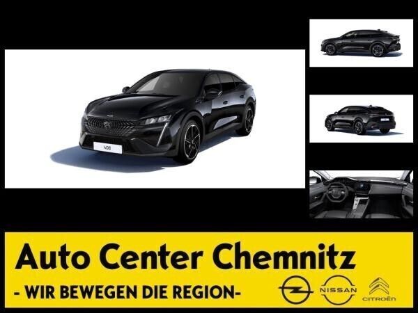 Schwarz (perla nera schwarz) Neu 2025 Peugeot 408 GT GT Limousine | 43.625 € - Bild 1/4
