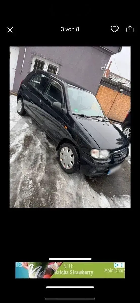 Gebraucht Suzuki Alto 63 PS (46 kW) 2001 Schwarz Kleinwagen