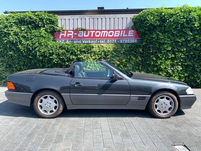 Gebraucht Mercedes SL280 193 PS (141 kW) 1995 Blauschwarz metallic Cabrio