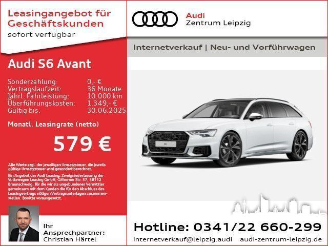 Weiß Neu 2025 Audi S6 Sport Kombi | 83.990 € (Superpreis) - Bild 1/2