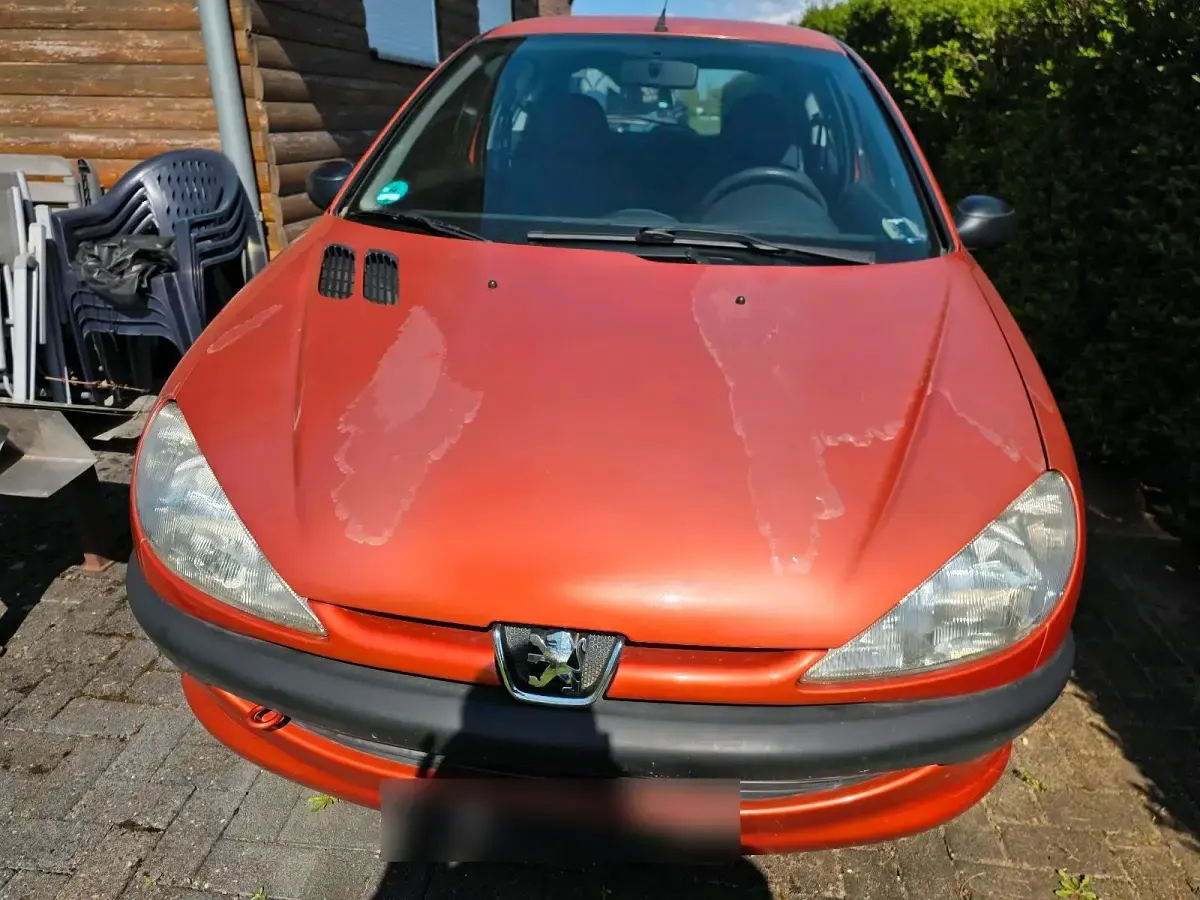 Gebraucht Peugeot 206 60 PS (44 kW) 2000 Orange Kleinwagen