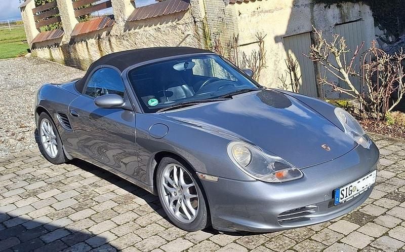Gebraucht Porsche Boxster 228 PS (167 kW) 2003 Grau Cabrio