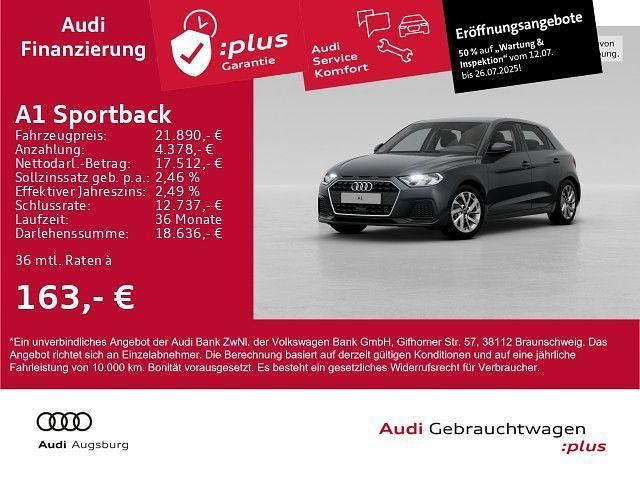 Grau Gebraucht 2024 Audi A1 Sportback Advanced Plus Kleinwagen | 21.890 € (Guter Preis) - Bild 1/4