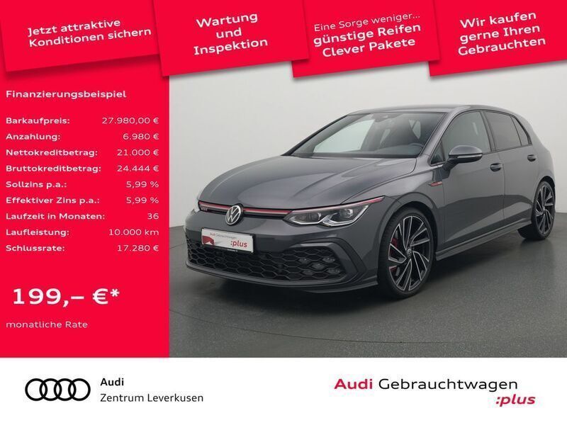 Delfingrau metallic Gebraucht 2021 VW Golf VIII GTI Limousine | 27.980 € (Guter Preis) - Bild 1/4