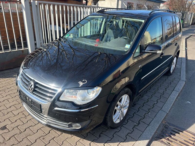 Schwarz Gebraucht 2008 VW Touran R-line Van / Kleinbus | 2.390 € (Guter Preis) - Bild 1/4