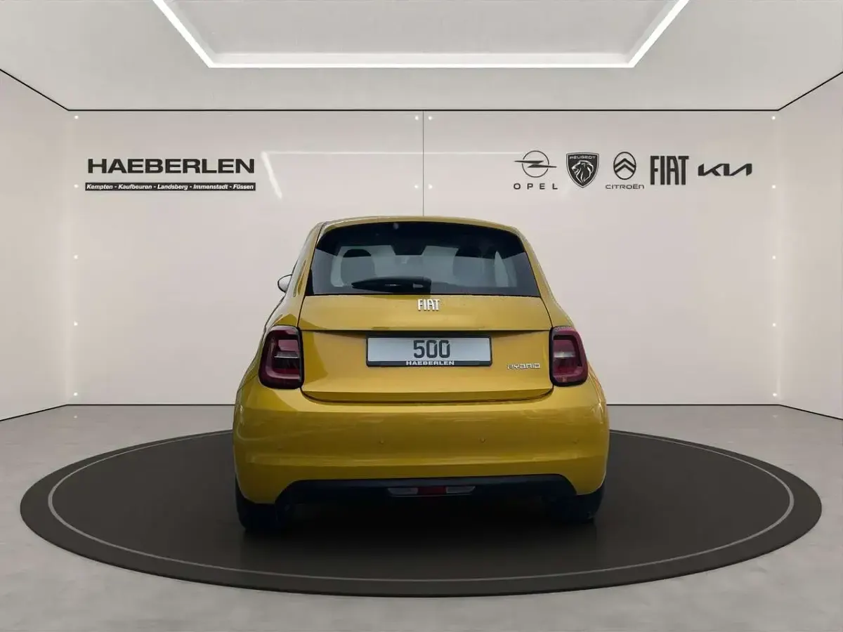 Neu Fiat 500 65 PS (47 kW) 2026 Sun of italy (gelb) Limousine