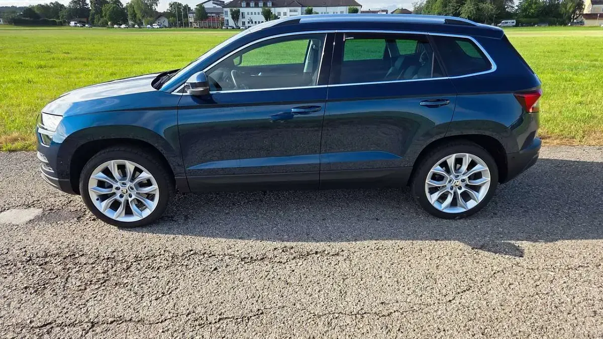 Gebraucht Skoda Karoq Style 150 PS (110 kW) 2018 Blau SUV