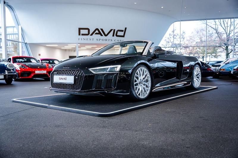 Schwarz Gebraucht 2017 Audi R8 Spyder Sport Cabrio | 129.888 € (Superpreis) - Bild 1/4