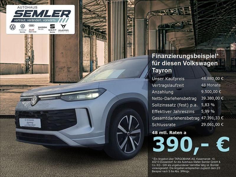 Silber Neu 2025 VW Tayron Life SUV | 48.880 € - Bild 1/4