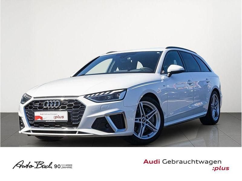 Weiß (ibisweiß) Gebraucht 2022 Audi A4 S-Line Kombi | 30.870 € (Guter Preis) - Bild 1/4