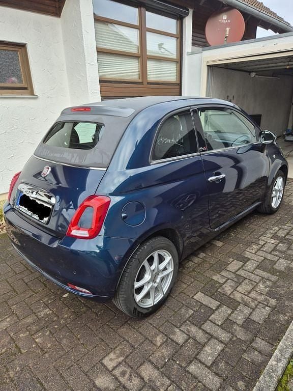 Blau Gebraucht 2019 Fiat 500 Lounge Kleinwagen | 9.950 € (Fairer Preis) - Bild 1/4