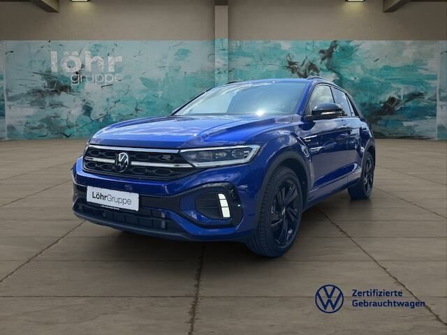 Lapiz blue metallic Gebraucht 2024 VW T-Roc R-line SUV | 38.890 € (Etwas zu teuer) - Bild 1/4