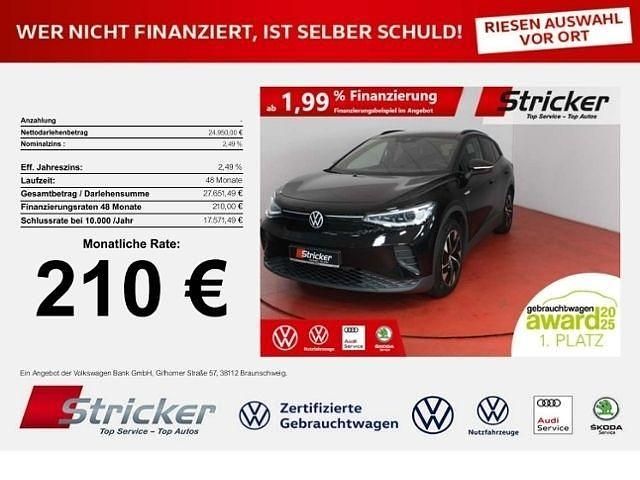 Gebraucht VW ID.4 Pure 125 kW (170 PS) 2022 Grenadillschwarz metallic (metallic) SUV