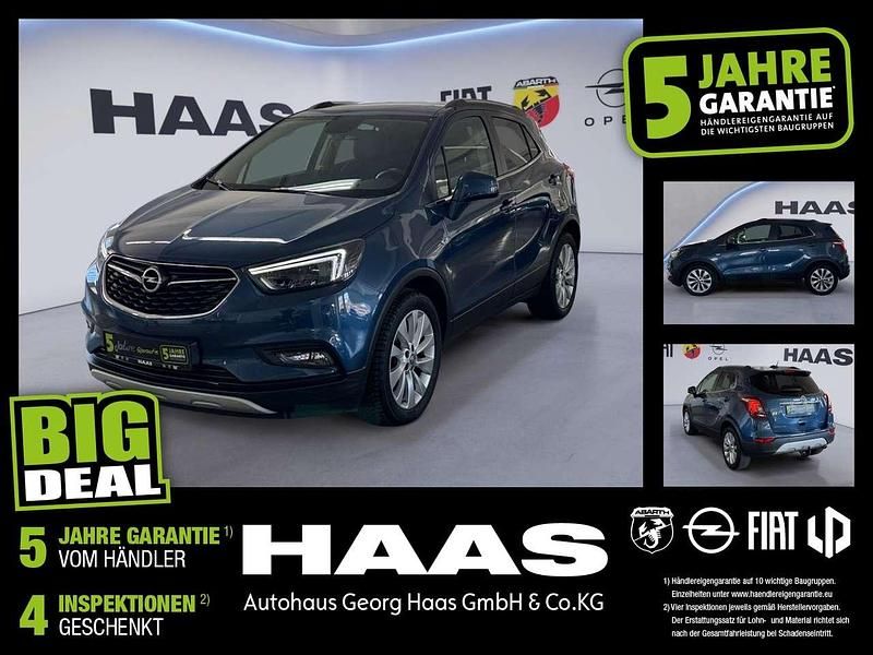 Blau (metallic) Gebraucht 2017 Opel Mokka X SUV | 11.980 € (Fairer Preis) - Bild 1/4