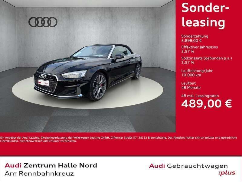 Schwarz Gebraucht 2024 Audi A5 Cabriolet Ambiente Cabrio | 58.980 € (Fairer Preis) - Bild 1/4