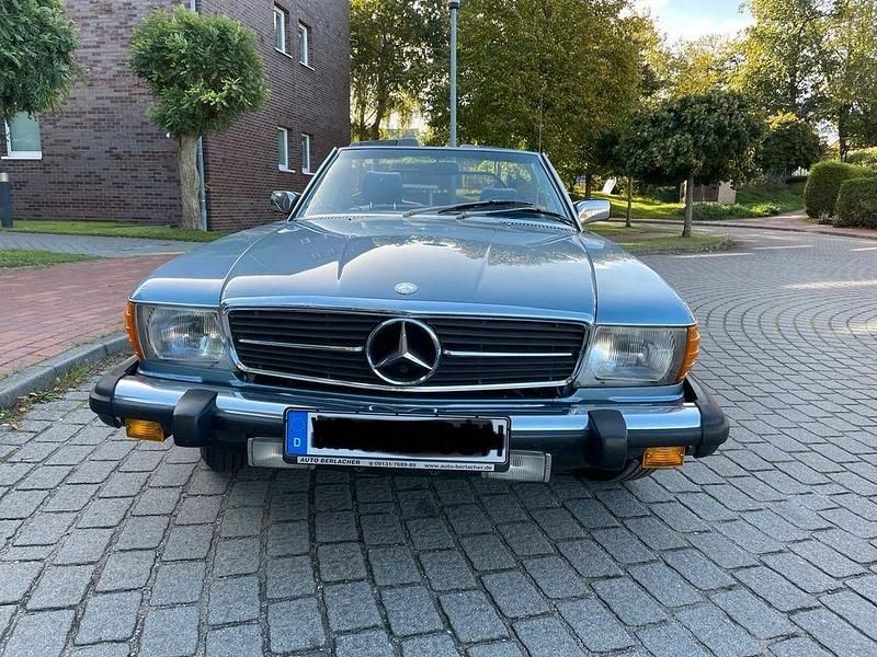 Blau Gebraucht 1985 Mercedes SL380 Cabrio | 27.500 € - Bild 1/4