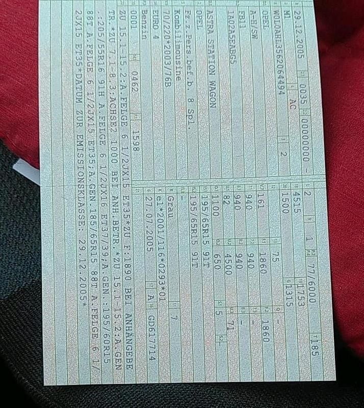 Gebraucht Opel Astra 82 PS (60 kW) 2005 Grau Kombi