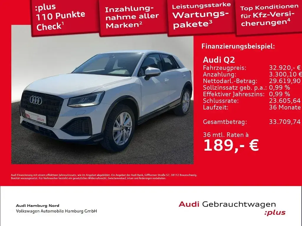 Gebraucht Audi Q2 Advanced 190 PS (139 kW) 2025 Weiß SUV