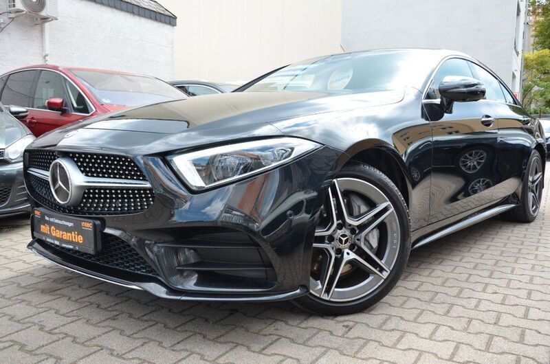 Obsidianschwarz Gebraucht 2018 Mercedes CLS350 AMG line Coupé | 38.790 € (Fairer Preis) - Bild 1/4