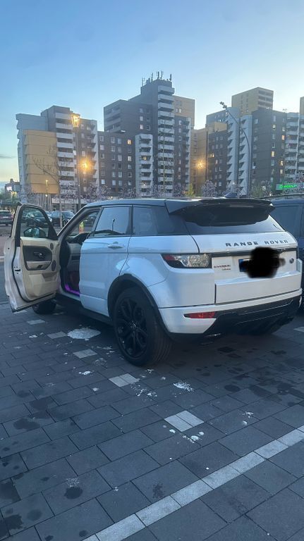 Weiß Gebraucht 2015 Land Rover Range Rover evoque SUV | 12.999 € (Fairer Preis) - Bild 1/4