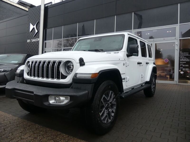 Weiß Gebraucht 2024 Jeep Wrangler Sahara SUV | 57.780 € (Fairer Preis) - Bild 1/4