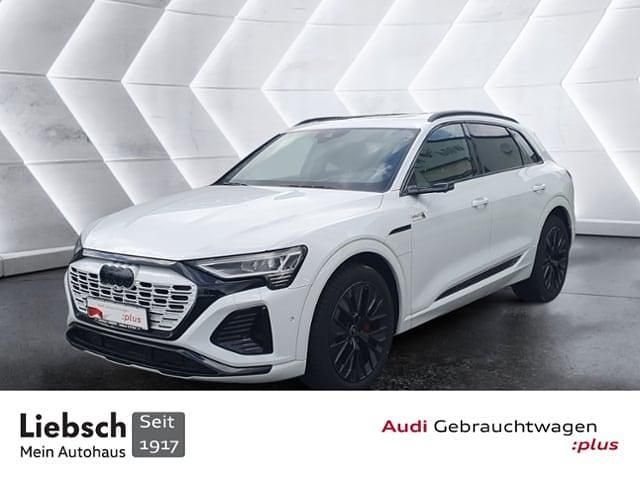 Weiß Gebraucht 2023 Audi Q8 e-tron S-Line SUV | 65.990 € (Fairer Preis) - Bild 1/4