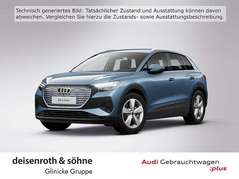 Geysirblau metallic Gebraucht 2022 Audi Q4 e-tron SUV | 27.950 € (Superpreis) - Bild 1/4
