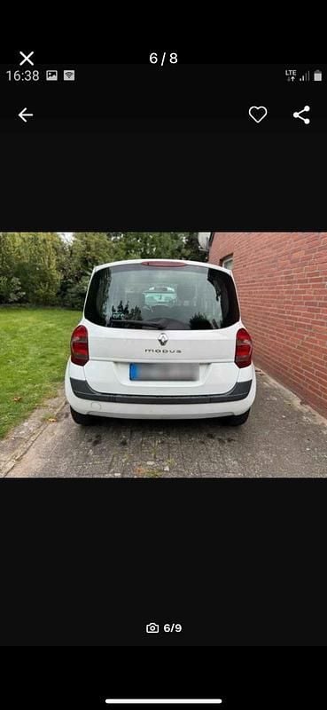 Gebraucht Renault Modus 75 PS (55 kW) 2009 Weiß Van / Kleinbus