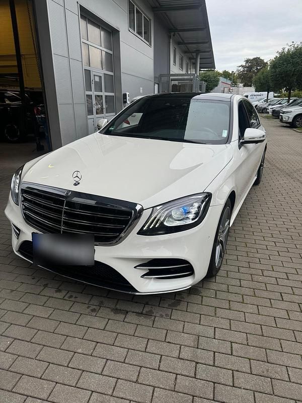 Weiß Gebraucht 2018 Mercedes S400 AMG line Limousine | 49.500 € (Fairer Preis) - Bild 1/4