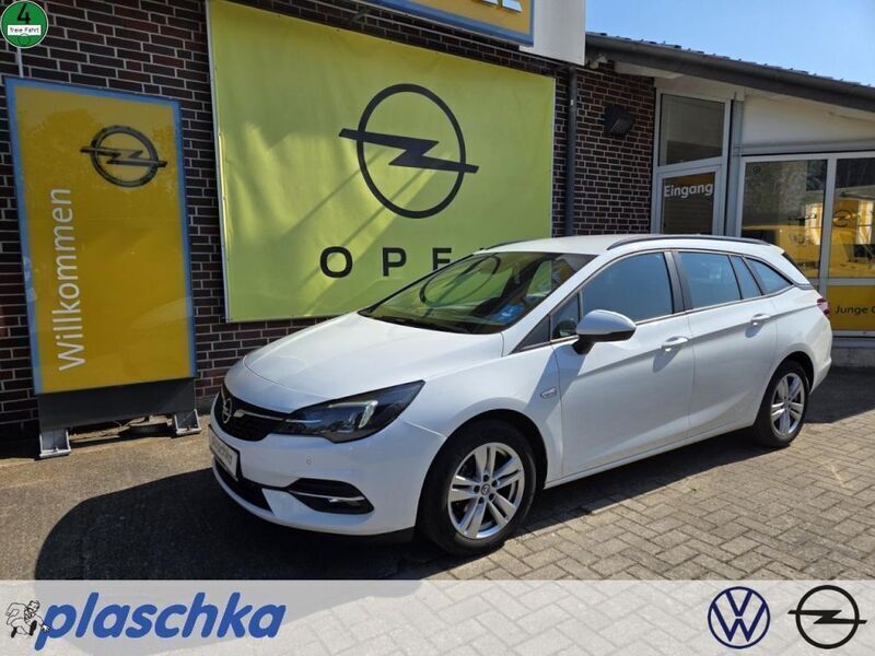 Weiß Gebraucht 2021 Opel Astra Edition Kombi | 12.850 € (Guter Preis) - Bild 1/4