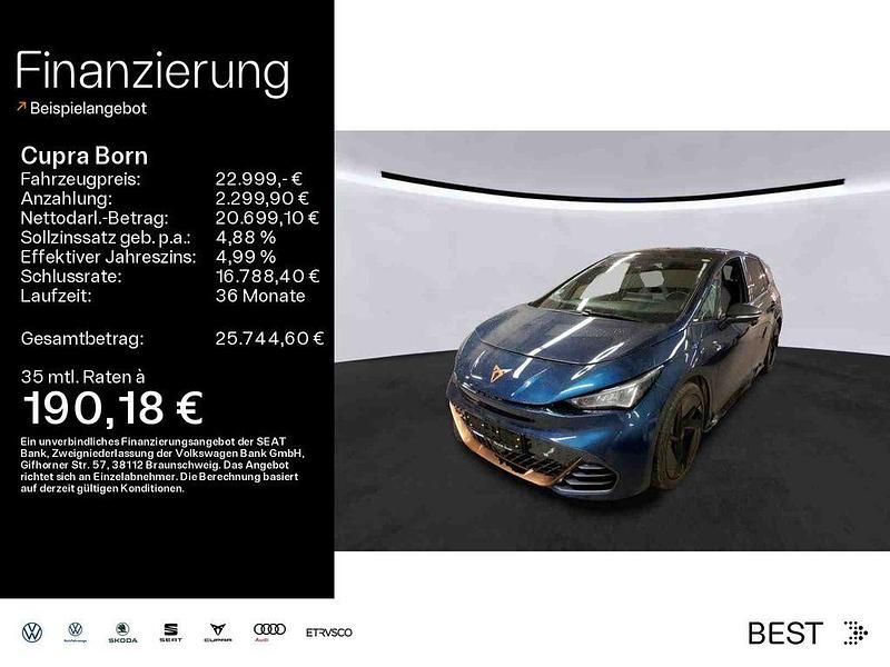 Gebraucht Cupra Born 150 kW (204 PS) 2022 Aurora blue metallic Kleinwagen