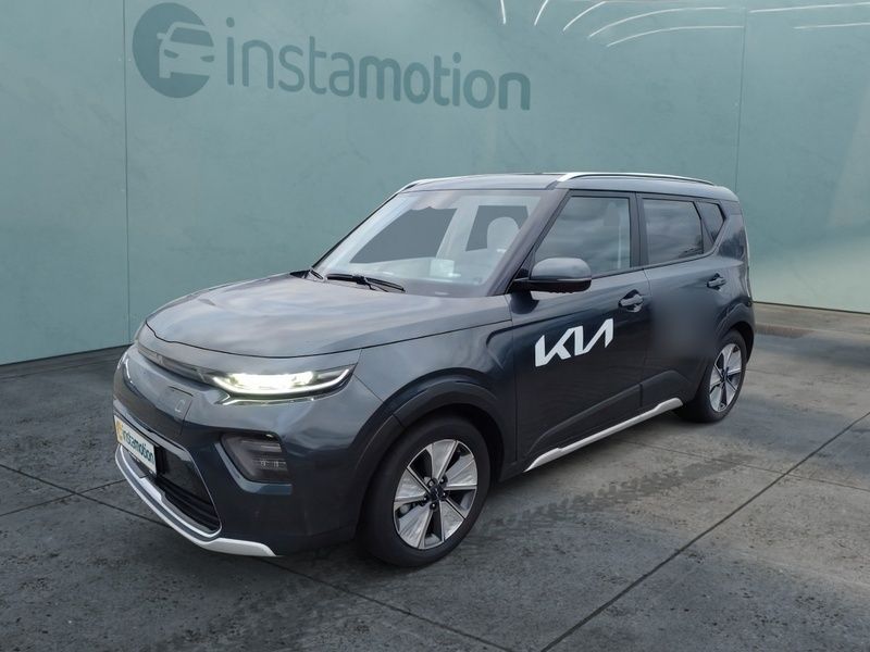 Grau Gebraucht 2023 Kia Soul EV Inspiration SUV | 46.840 € - Bild 1/4