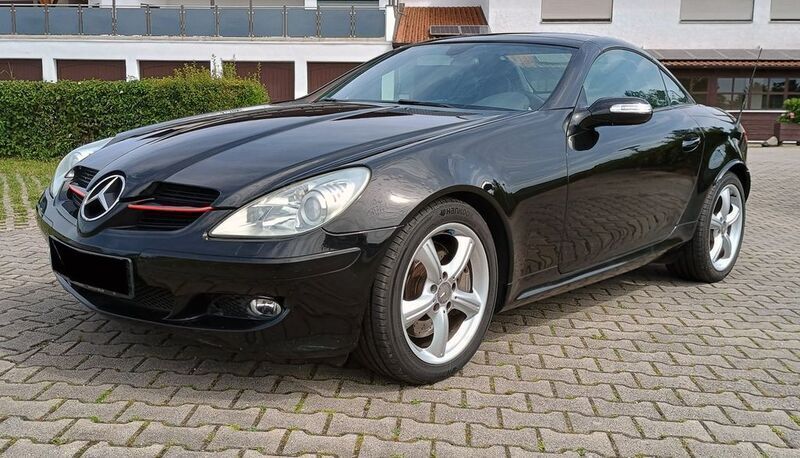 Schwarz Gebraucht 2007 Mercedes SLK350 Cabrio | 19.900 € (Teuer) - Bild 1/4