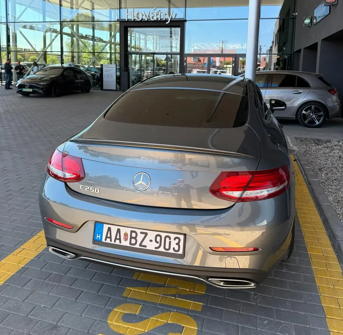 Gebraucht Mercedes C250 211 PS (155 kW) 2017 Grau Coupé