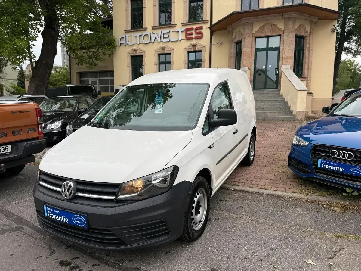 Gebraucht VW Caddy 75 PS (55 kW) 2017 Weiß Van / Kleinbus