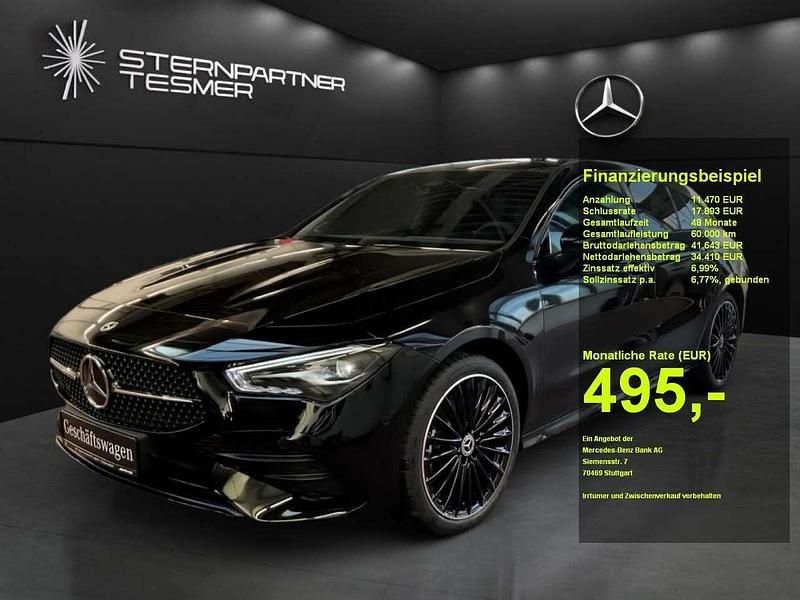 Unilack nachtschwarz Gebraucht 2025 Mercedes CLA250e Shooting Brake Kombi | 41.440 € (Teuer) - Bild 1/3