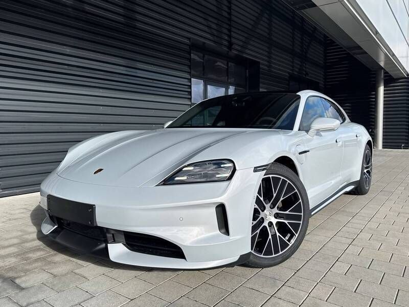 Eisgraumetallic Gebraucht 2025 Porsche Taycan Sport Turismo Limousine | 103.689 € - Bild 1/4