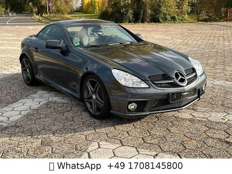 Grau Gebraucht 2010 Mercedes SLK350 AMG Cabrio | 19.900 € (Fairer Preis) - Bild 1/4