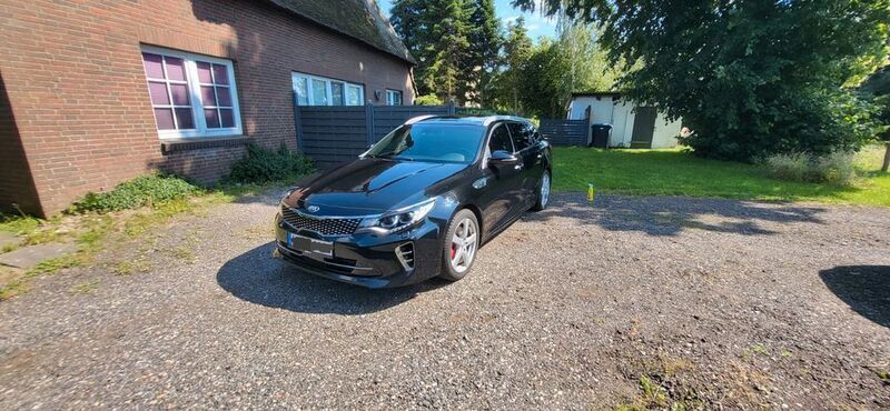 Schwarz Gebraucht 2017 Kia Optima Kombi | 17.500 € (Guter Preis) - Bild 1/4