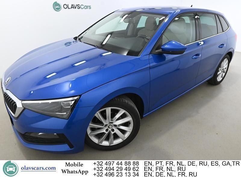 Blau Gebraucht 2020 Skoda Scala Style Kleinwagen | 14.157 € (Superpreis) - Bild 1/4