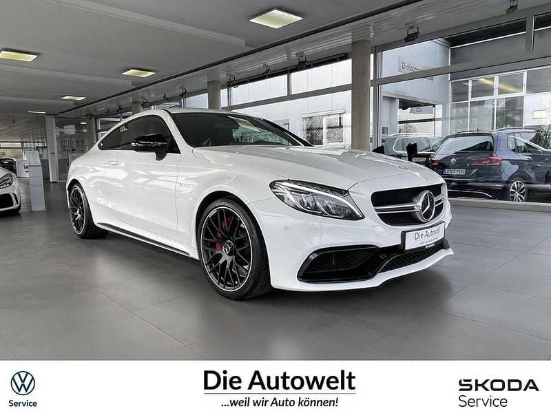 Polarweiss unilack (weiß) Gebraucht 2017 Mercedes C63S AMG AMG Coupé | 50.998 € - Bild 1/4