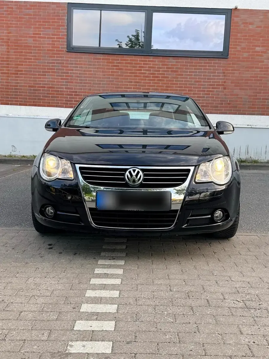 Brugt VW Eos 122 HK (89 kW) 2008 Sort Cabriolet