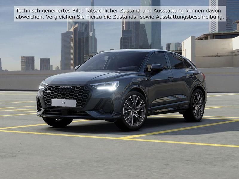 Grau Neu 2025 Audi Q3 Sportback S-Line SUV | 63.505 € (Teuer) - Bild 1/4