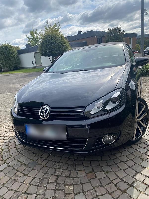 Schwarz Gebraucht 2012 VW Golf Cabriolet Cabrio | 10.500 € (Fairer Preis) - Bild 1/4