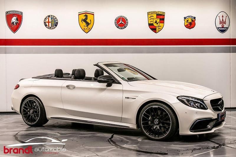 Weiß Gebraucht 2018 Mercedes C63 AMG AMG Cabrio | 60.890 € (Fairer Preis) - Bild 1/4