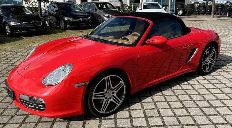 Rot Gebraucht 2006 Porsche Boxster S Sport Cabrio | 33.500 € (Fairer Preis) - Bild 1/4