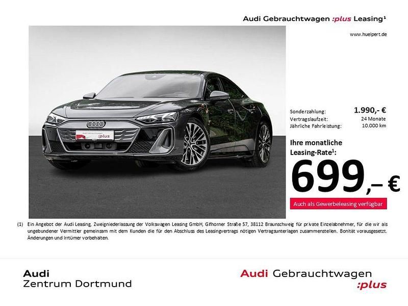 Grau Gebraucht 2024 Audi e-tron GT quattro Sport Limousine | 93.998 € (Teuer) - Bild 1/3