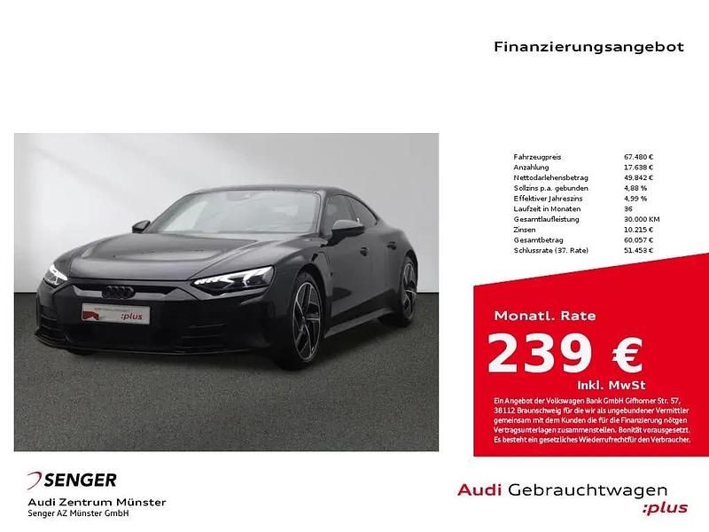 Schwarz Gebraucht 2022 Audi e-tron GT quattro Limousine | 67.480 € (Teuer) - Bild 1/1