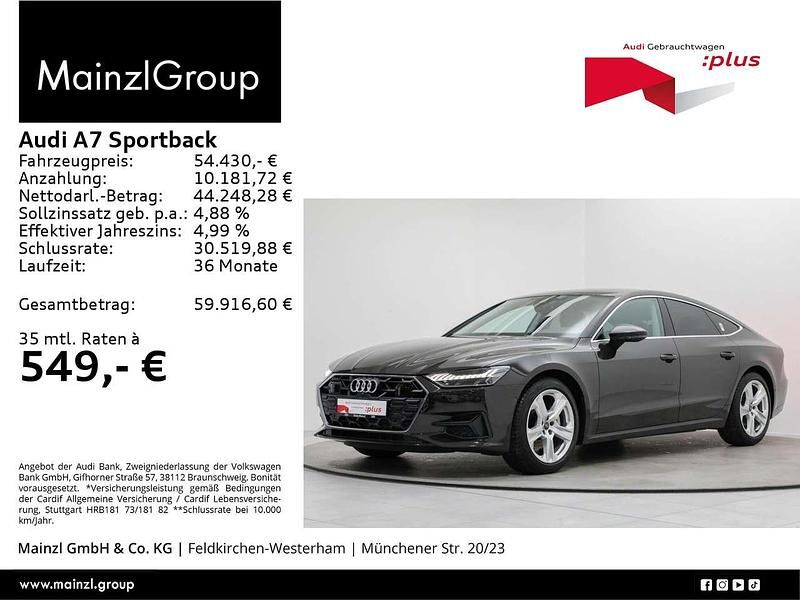 Madeirabraun metallic Gebraucht 2024 Audi A7 Limousine | 54.430 € (Guter Preis) - Bild 1/3